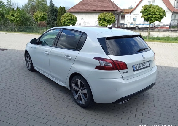 Peugeot 308 cena 39900 przebieg: 42252, rok produkcji 2017 z Jawor małe 232